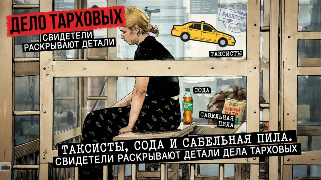 Таксисты, сода и сабельная пила. Свидетели раскрывают детали дела Тарховых