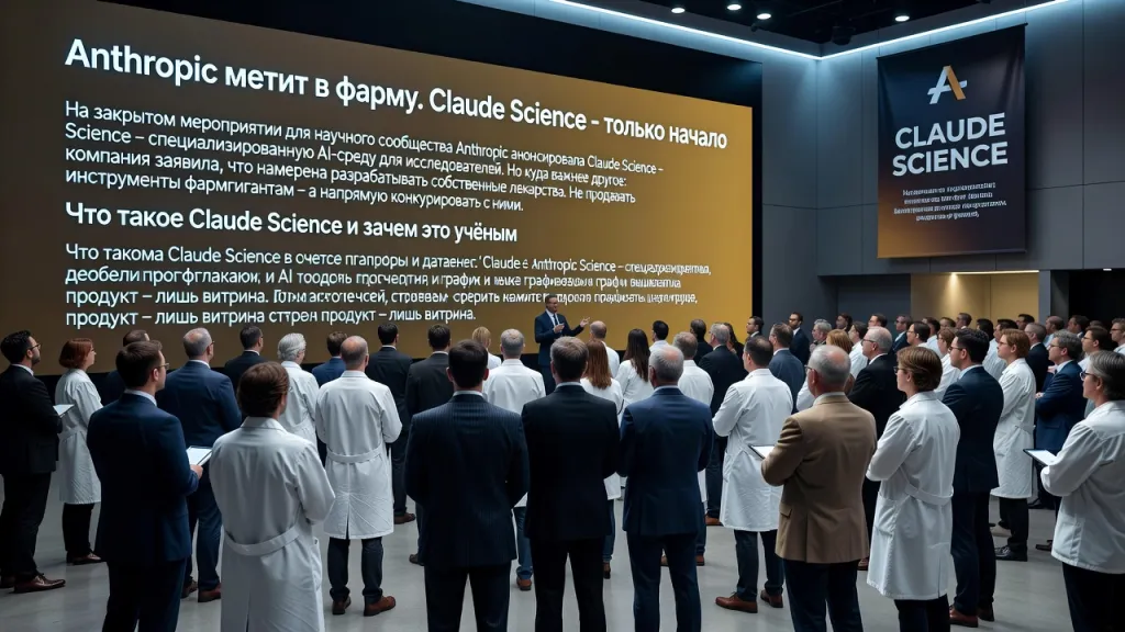 Anthropic метит в фарму. Claude Science - только начало